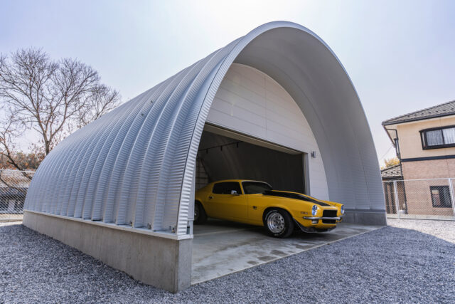 倉庫 スチールアーチ 間口8.0mm 奥行8.8mm 高さ4.6mm イメージ14