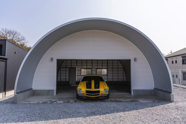 倉庫 スチールアーチ 間口8.0mm 奥行8.8mm 高さ4.6mm イメージ16