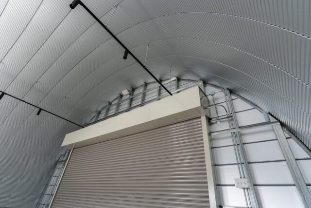 倉庫 スチールアーチ 間口8.0mm 奥行8.8mm 高さ4.6mm イメージ10