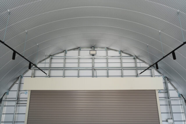 倉庫 スチールアーチ 間口8.0mm 奥行8.8mm 高さ4.6mm イメージ12