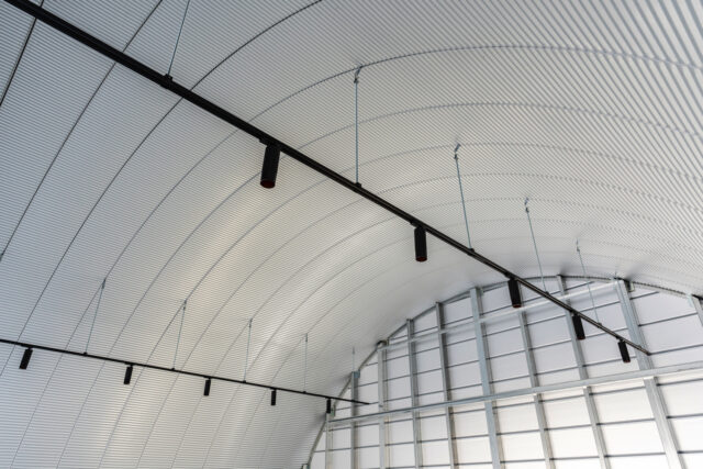 倉庫 スチールアーチ 間口8.0mm 奥行8.8mm 高さ4.6mm イメージ13