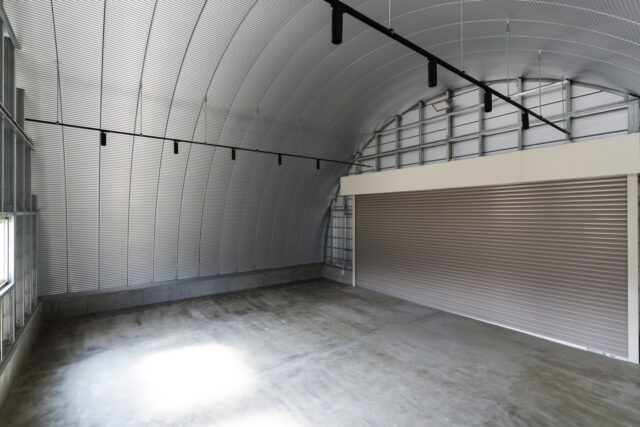 倉庫 スチールアーチ 間口8.0mm 奥行8.8mm 高さ4.6mm イメージ6