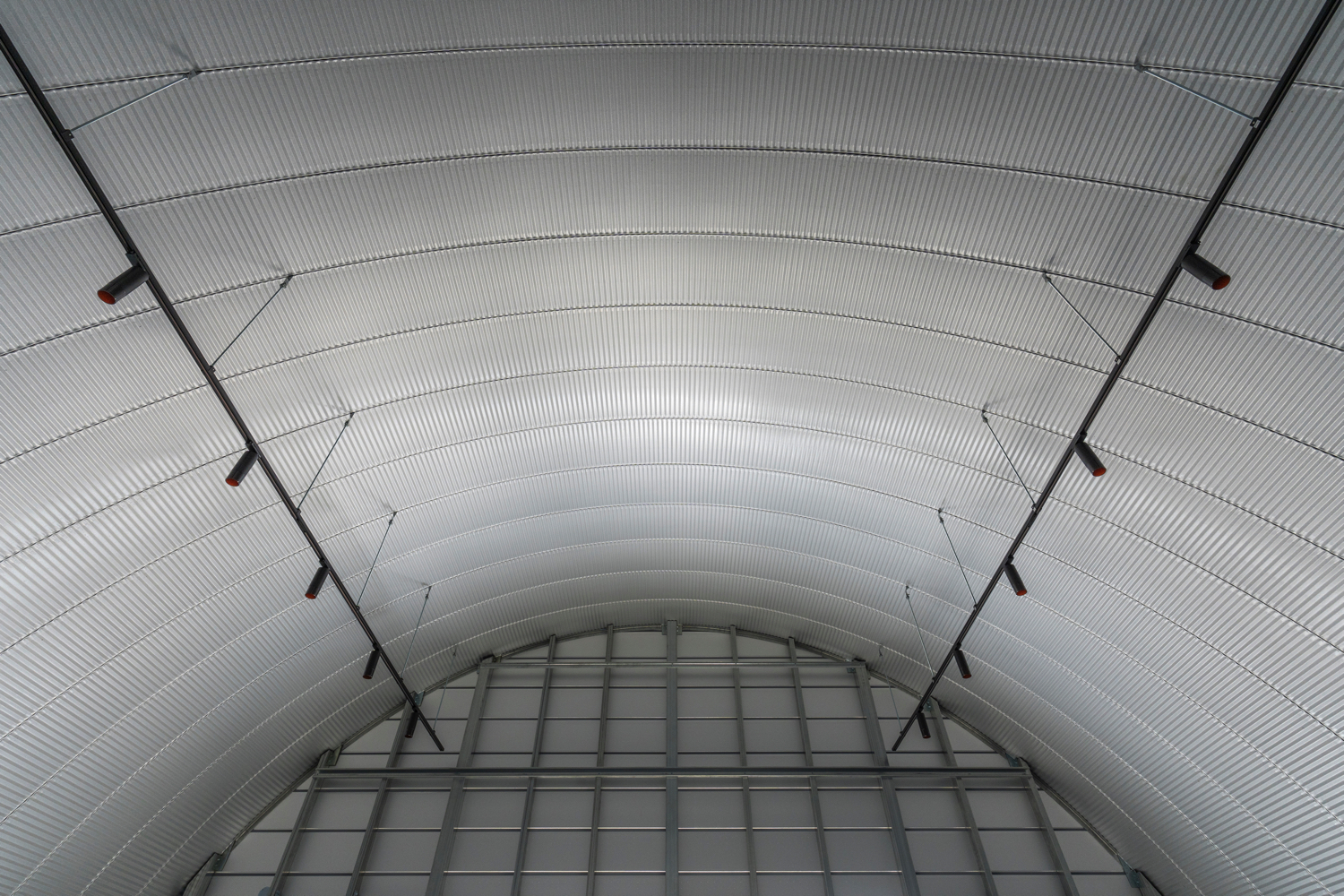 倉庫 スチールアーチ 間口8.0mm 奥行8.8mm 高さ4.6mm イメージ7