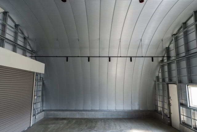 倉庫 スチールアーチ 間口8.0mm 奥行8.8mm 高さ4.6mm イメージ8