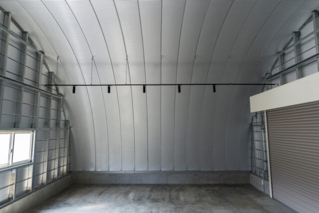 倉庫 スチールアーチ 間口8.0mm 奥行8.8mm 高さ4.6mm イメージ9