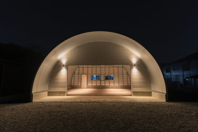 倉庫 スチールアーチ 間口8.0mm 奥行8.8mm 高さ4.6mm イメージ6