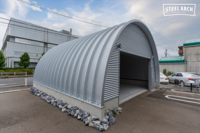 倉庫 スチールアーチ 間口8.0mm 奥行7.9mm 高さ4.0mm イメージ6