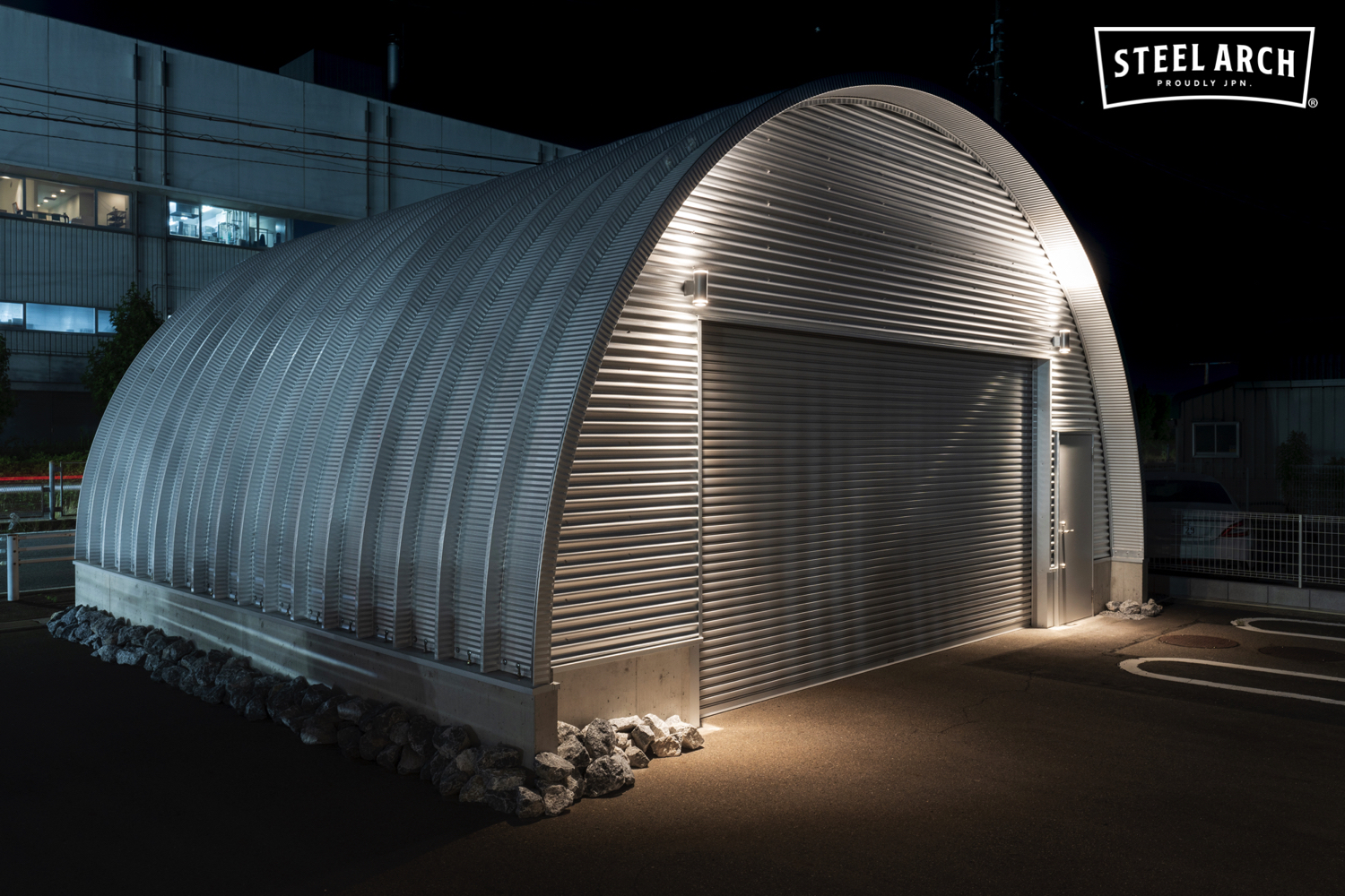 倉庫 スチールアーチ 間口8.0mm 奥行7.9mm 高さ4.0mm イメージ8