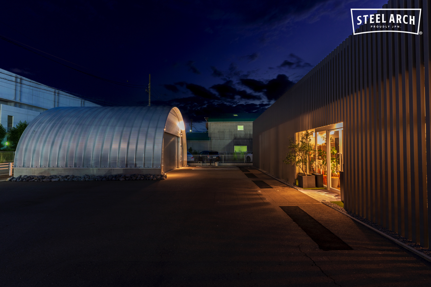 倉庫 スチールアーチ 間口8.0mm 奥行7.9mm 高さ4.0mm イメージ14