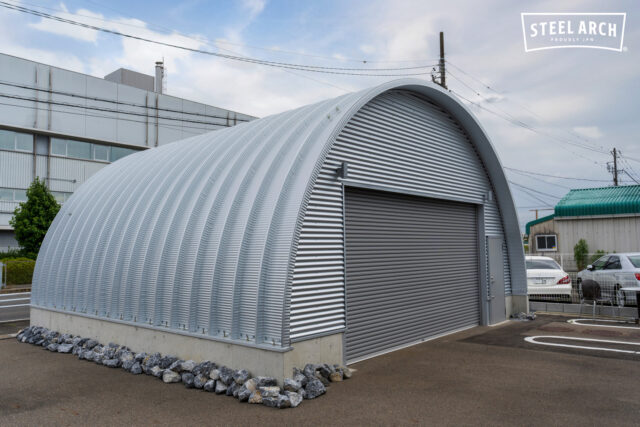 倉庫 スチールアーチ 間口8.0mm 奥行7.9mm 高さ4.0mm イメージ9