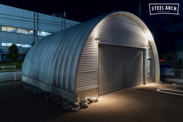 倉庫 スチールアーチ 間口8.0mm 奥行7.9mm 高さ4.0mm イメージ5