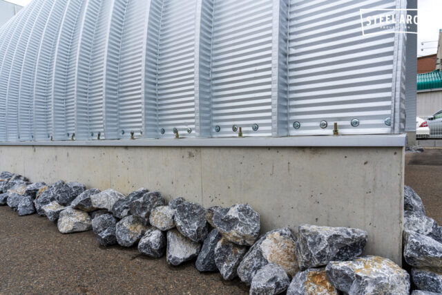 倉庫 スチールアーチ 間口8.0mm 奥行7.9mm 高さ4.0mm イメージ21