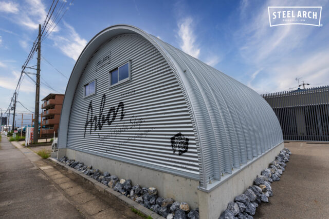 倉庫 スチールアーチ 間口8.0mm 奥行7.9mm 高さ4.0mm イメージ15