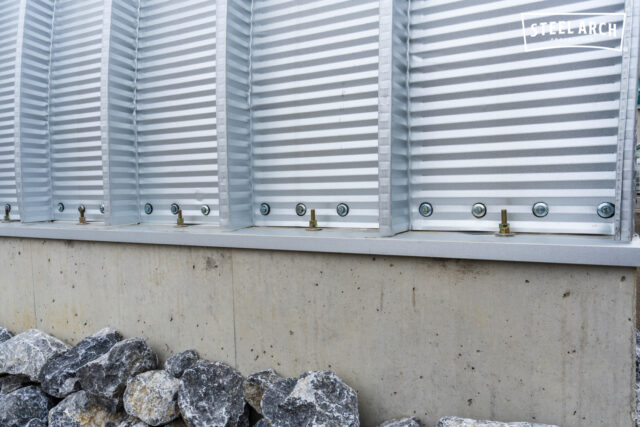 倉庫 スチールアーチ 間口8.0mm 奥行7.9mm 高さ4.0mm イメージ22