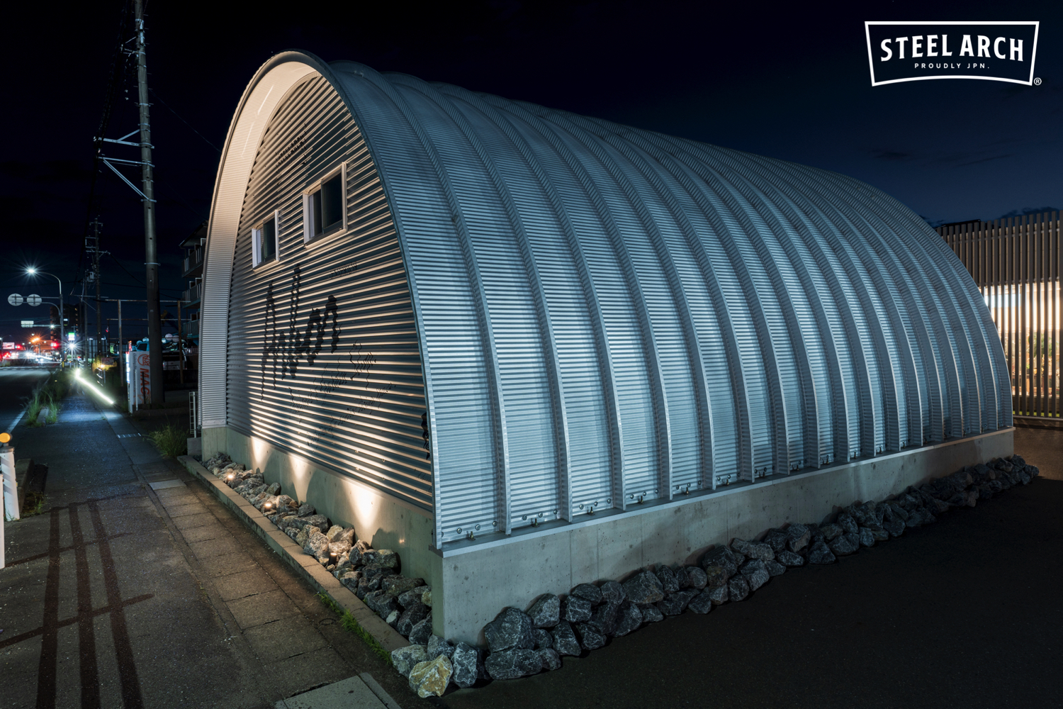 倉庫 スチールアーチ 間口8.0mm 奥行7.9mm 高さ4.0mm イメージ11