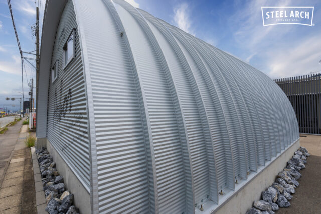 倉庫 スチールアーチ 間口8.0mm 奥行7.9mm 高さ4.0mm イメージ14