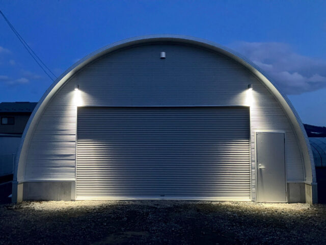 倉庫 スチールアーチ 間口8.0m 奥行10.23m イメージ7