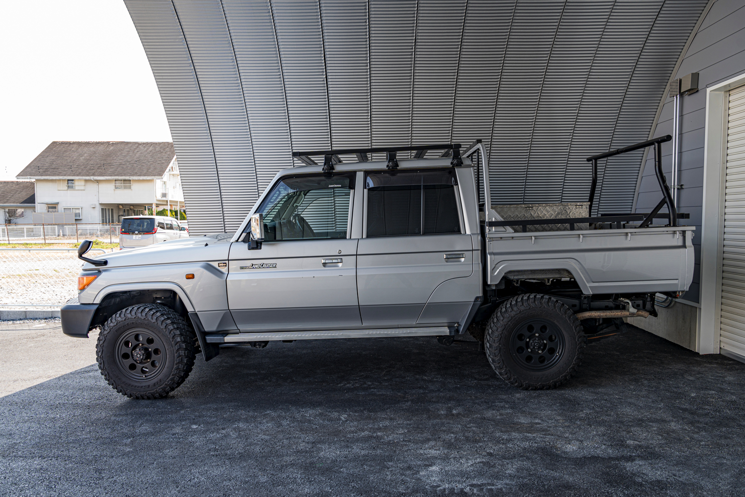 倉庫・作業場 スチールアーチ 間口7.0m 奥行16m 庇奥行き5.6m イメージ8