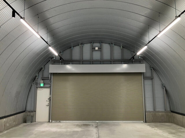 倉庫 スチールアーチ 間口8.0m 奥行10.23m イメージ1