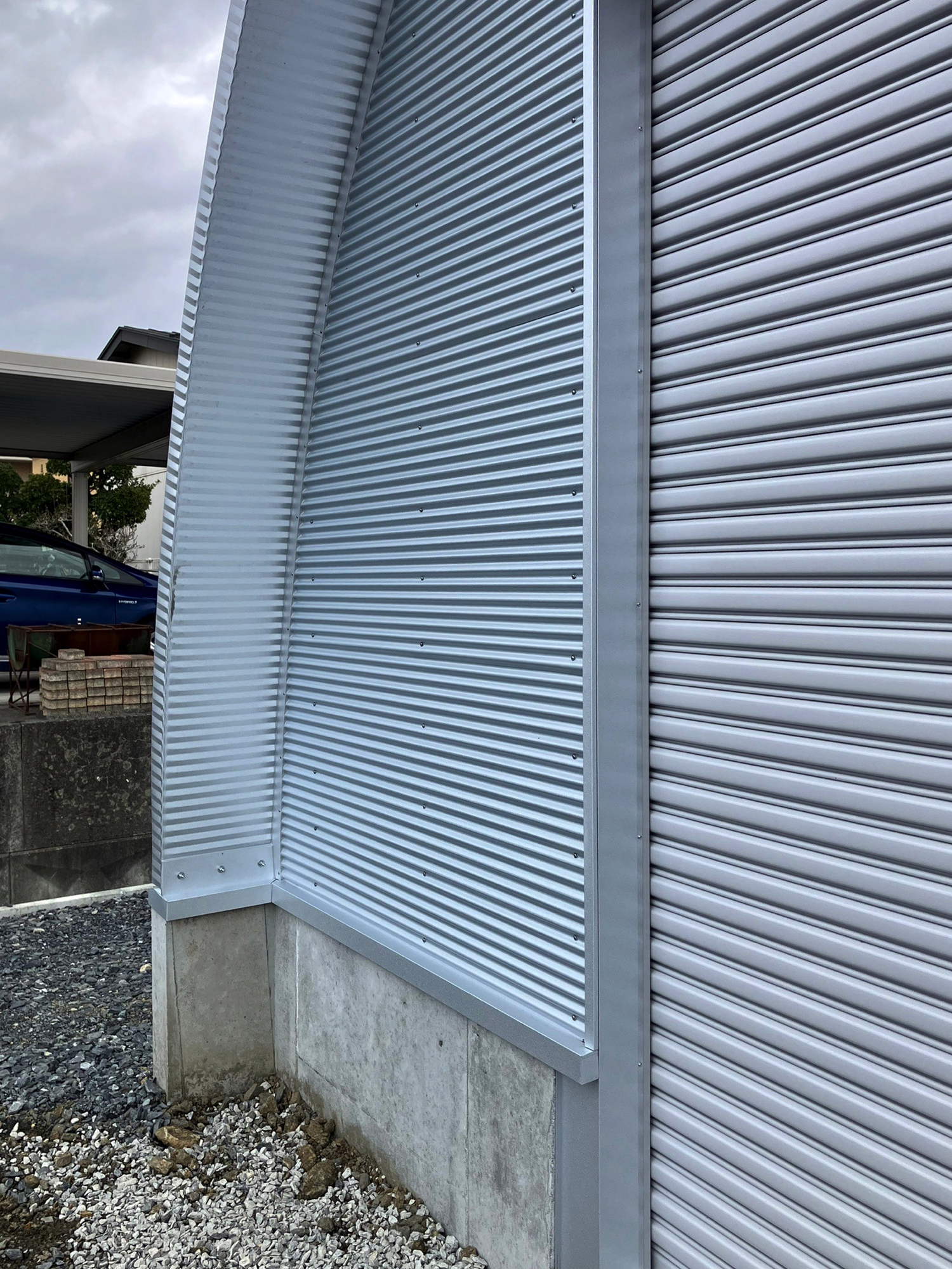 倉庫 スチールアーチ 間口8.0m 奥行10.23m イメージ10