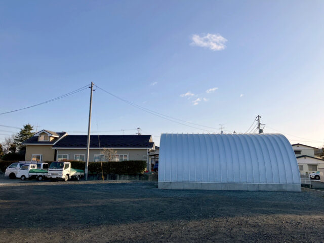 倉庫 スチールアーチ 間口8.0m 奥行10.23m イメージ8