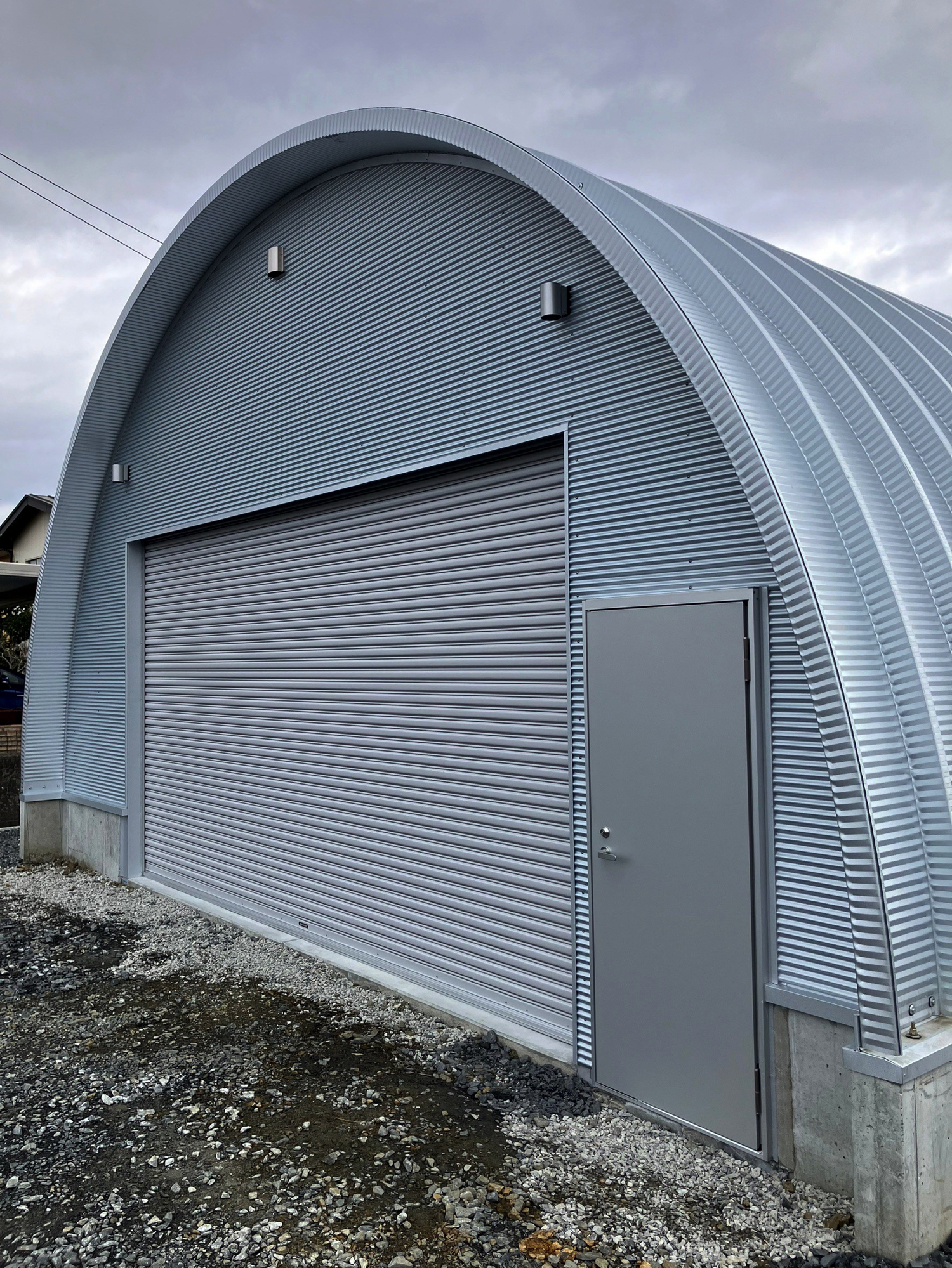 倉庫 スチールアーチ 間口8.0m 奥行10.23m イメージ12