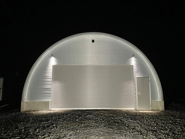 倉庫 スチールアーチ 間口8.0m 奥行10.23m イメージ6