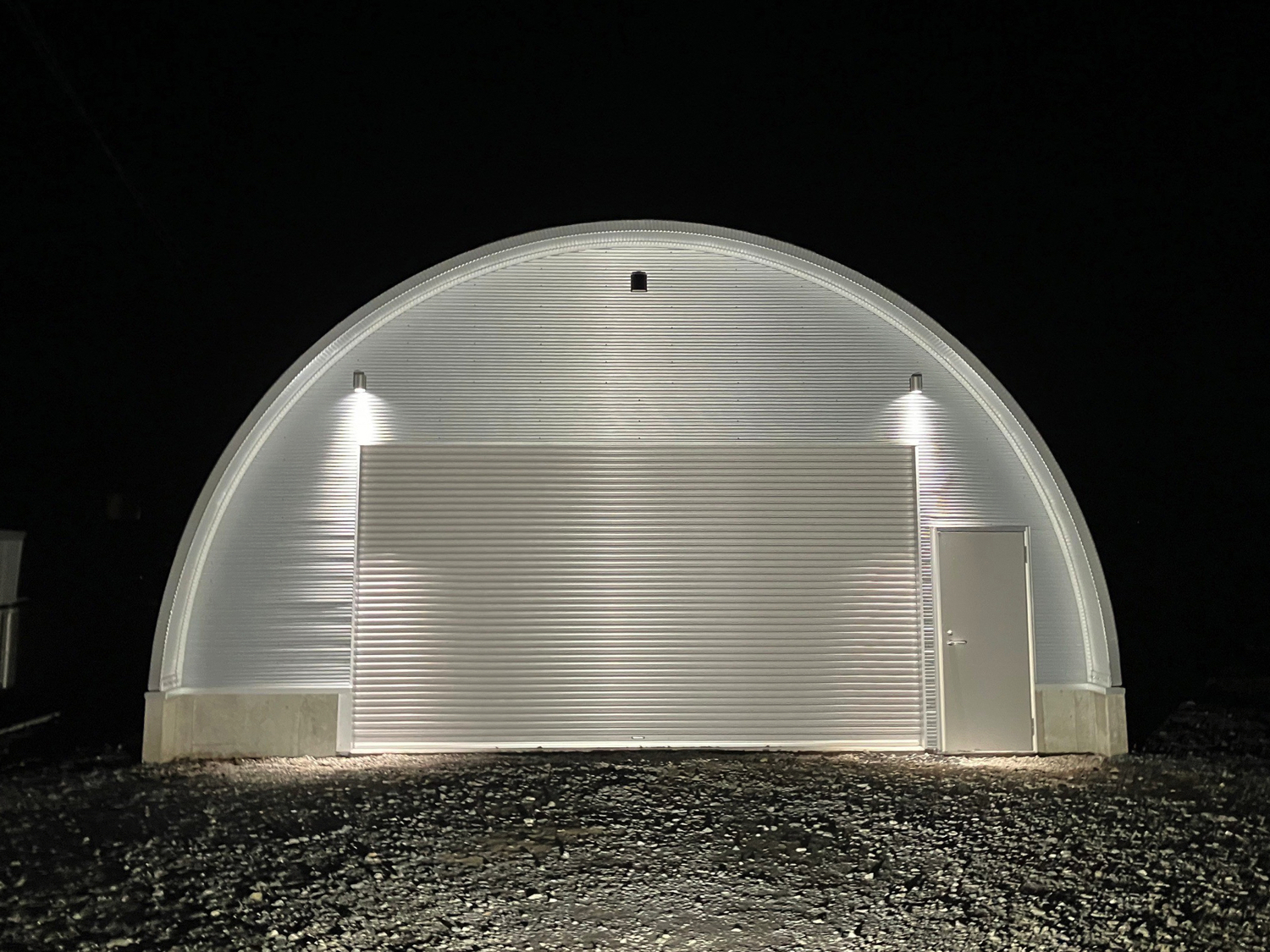 倉庫 スチールアーチ 間口8.0m 奥行10.23m イメージ6