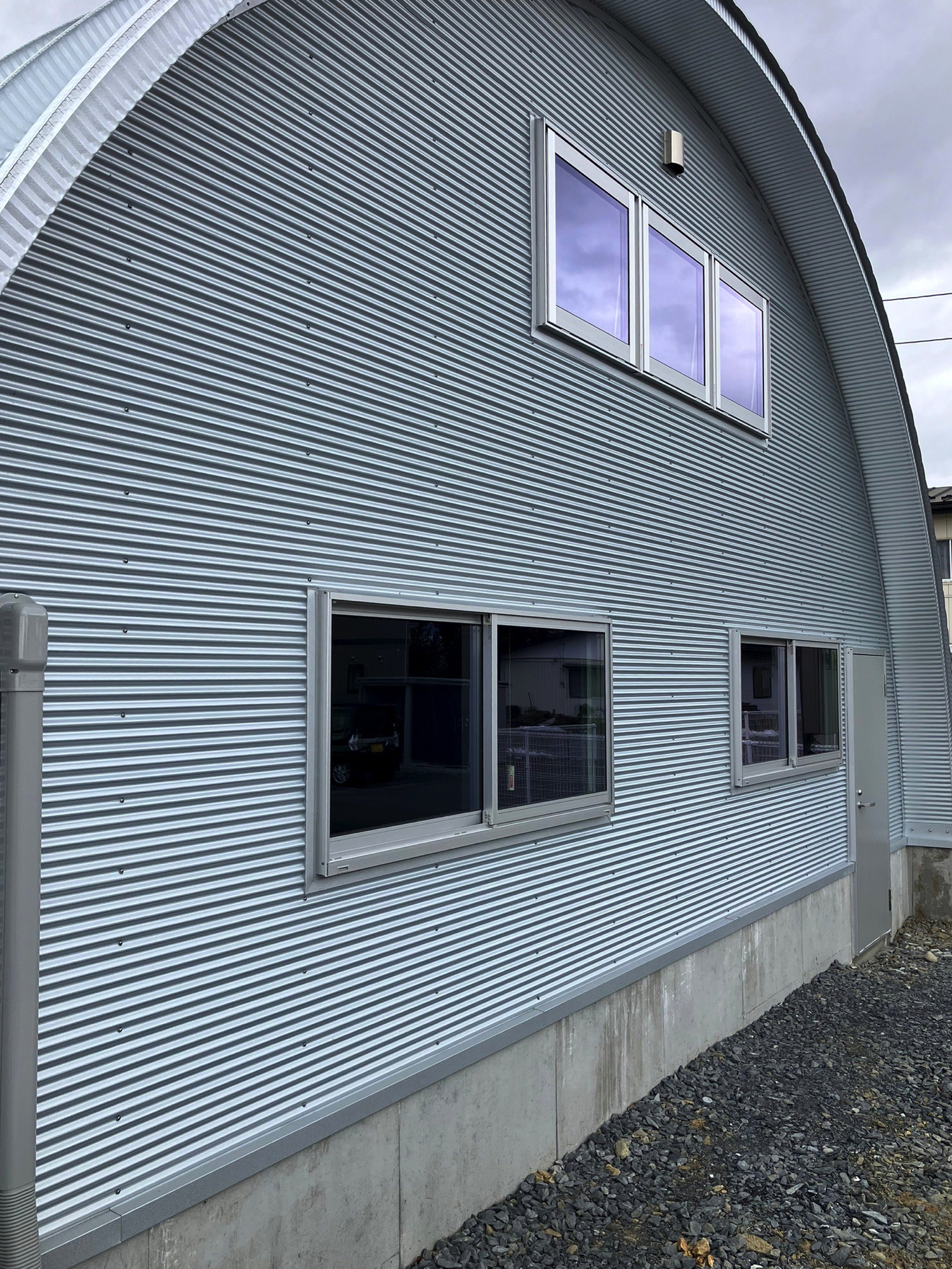 倉庫 スチールアーチ 間口8.0m 奥行10.23m イメージ15