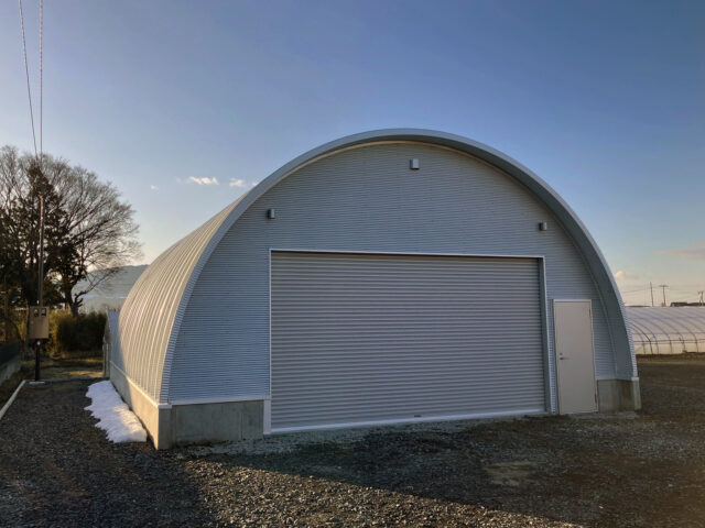 倉庫 スチールアーチ 間口8.0m 奥行10.23m イメージ3