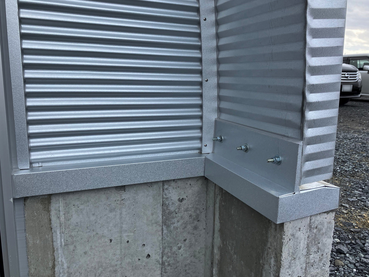 倉庫 スチールアーチ 間口8.0m 奥行10.23m イメージ9