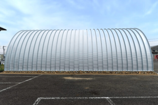 作業場・倉庫 スチールアーチ 間口10m 奥行14.4m 最高高さ5.3m イメージ13