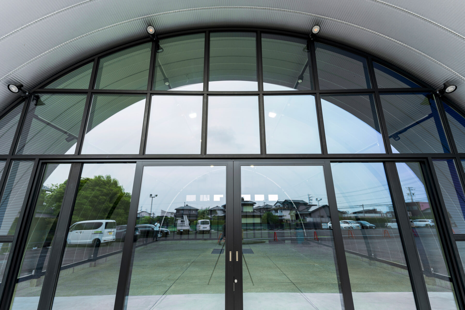 作業場・倉庫 スチールアーチ 間口10m 奥行14.4m 最高高さ5.3m イメージ19