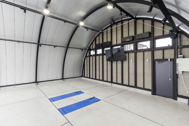 作業場・倉庫 スチールアーチ 間口10m 奥行14.4m 最高高さ5.3m イメージ8
