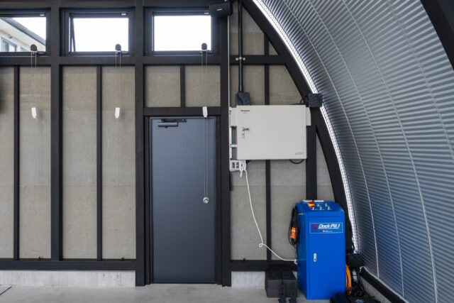 作業場・倉庫 スチールアーチ 間口10m 奥行14.4m 最高高さ5.3m イメージ13