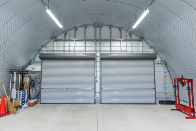 倉庫・作業場 スチールアーチ 間口8.8m 奥行13.0m 最高高さ4.8m イメージ10