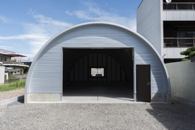 倉庫 スチールアーチ 間口7.5m 奥行13m イメージ2