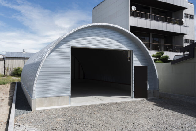 倉庫 スチールアーチ 間口7.5m 奥行13m イメージ4