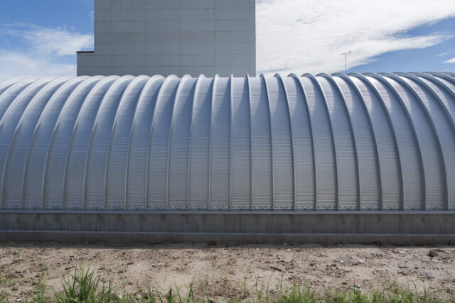 倉庫 スチールアーチ 間口7.5m 奥行13m イメージ5