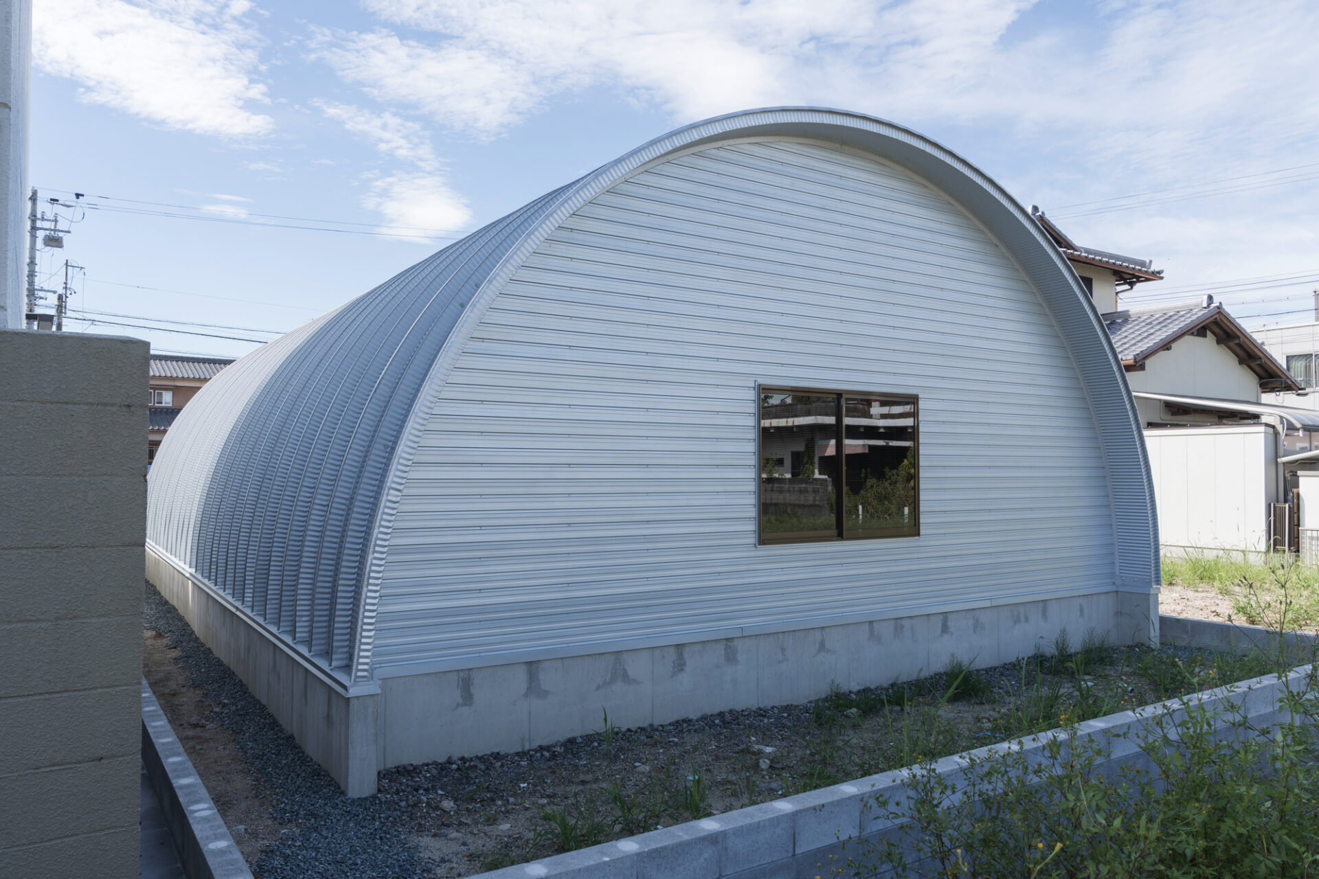 倉庫 スチールアーチ 間口7.5m 奥行13m イメージ7