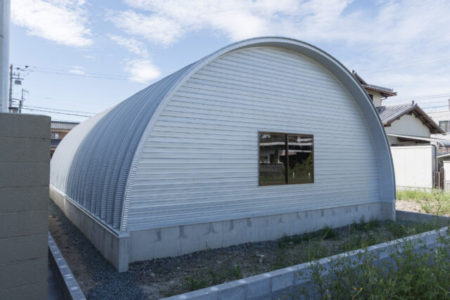 倉庫 スチールアーチ 間口7.5m 奥行13m イメージ7