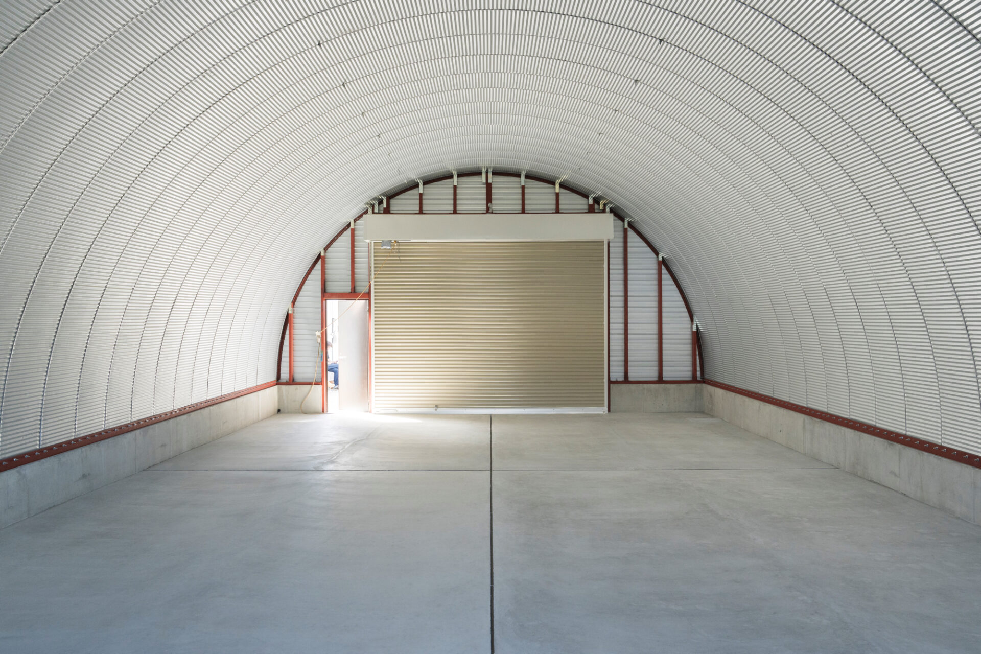 倉庫 スチールアーチ 間口7.5m 奥行13m イメージ2