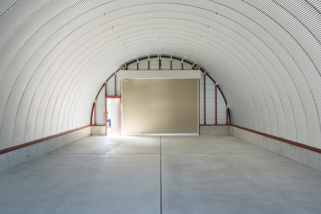 倉庫 スチールアーチ 間口7.5m 奥行13m イメージ2