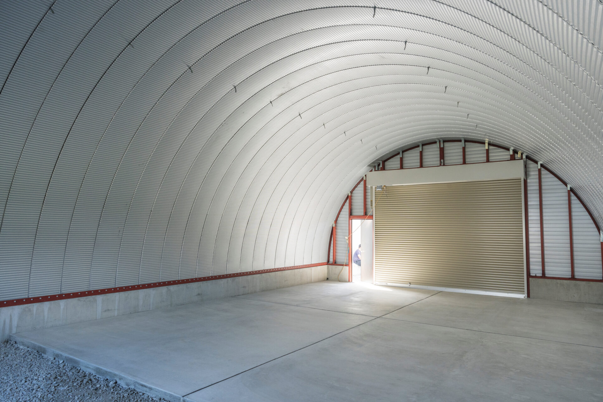 倉庫 スチールアーチ 間口7.5m 奥行13m イメージ6