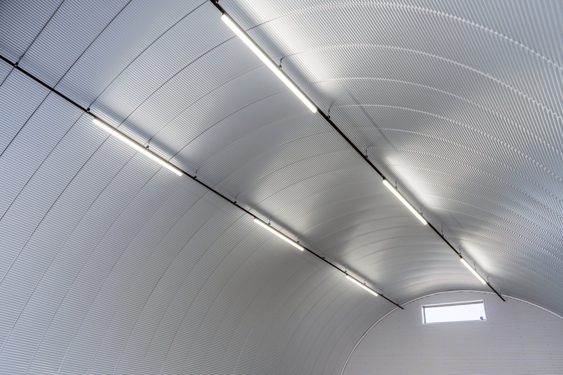 倉庫 スチールアーチ 間口7.5m 奥行15.8m 高さ4.35m イメージ12