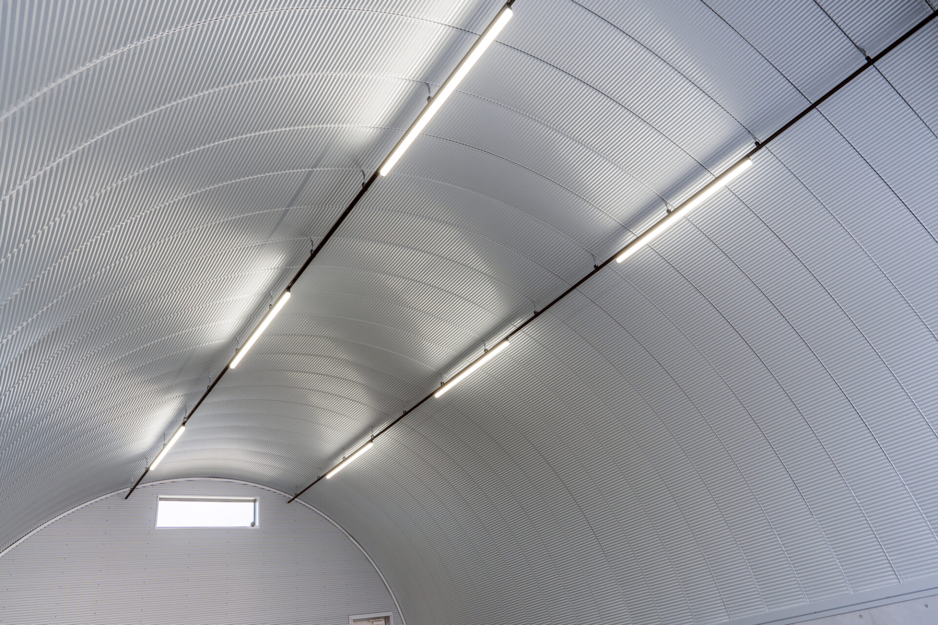 倉庫 スチールアーチ 間口7.5m 奥行15.8m 高さ4.35m イメージ13