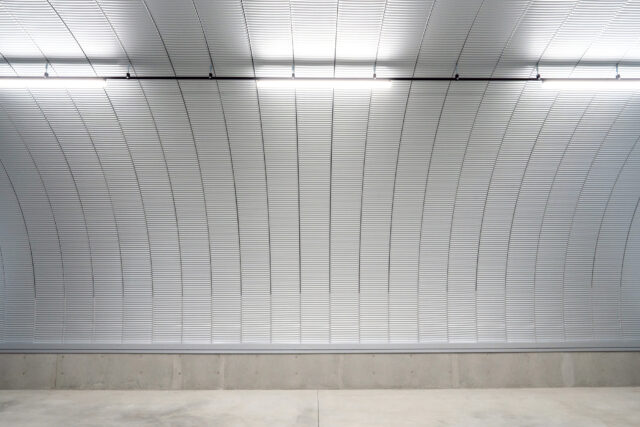 倉庫 スチールアーチ 間口7.5m 奥行15.8m 高さ4.35m イメージ14