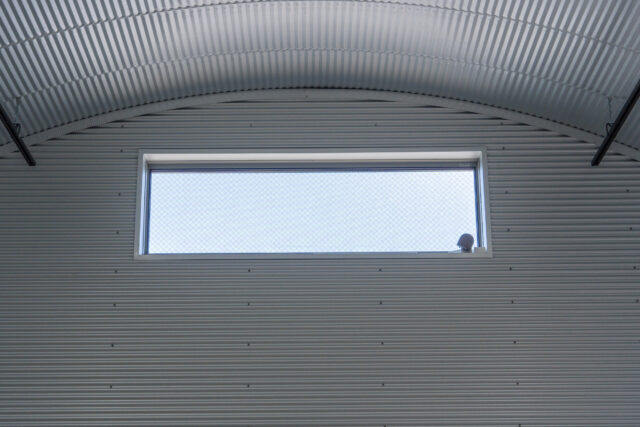 倉庫 スチールアーチ 間口7.5m 奥行15.8m 高さ4.35m イメージ15