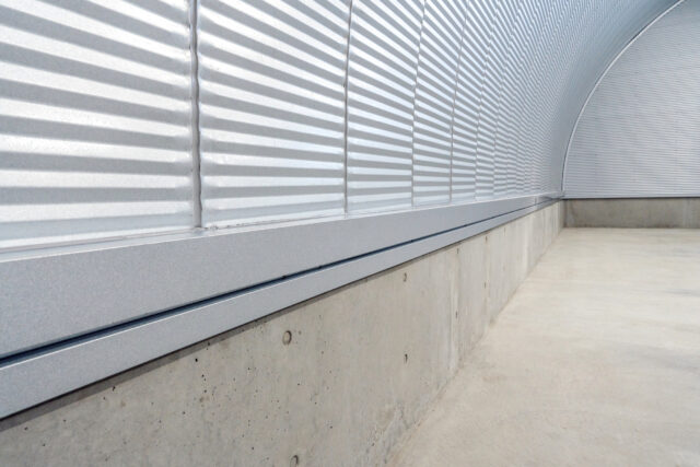 倉庫 スチールアーチ 間口7.5m 奥行15.8m 高さ4.35m イメージ19