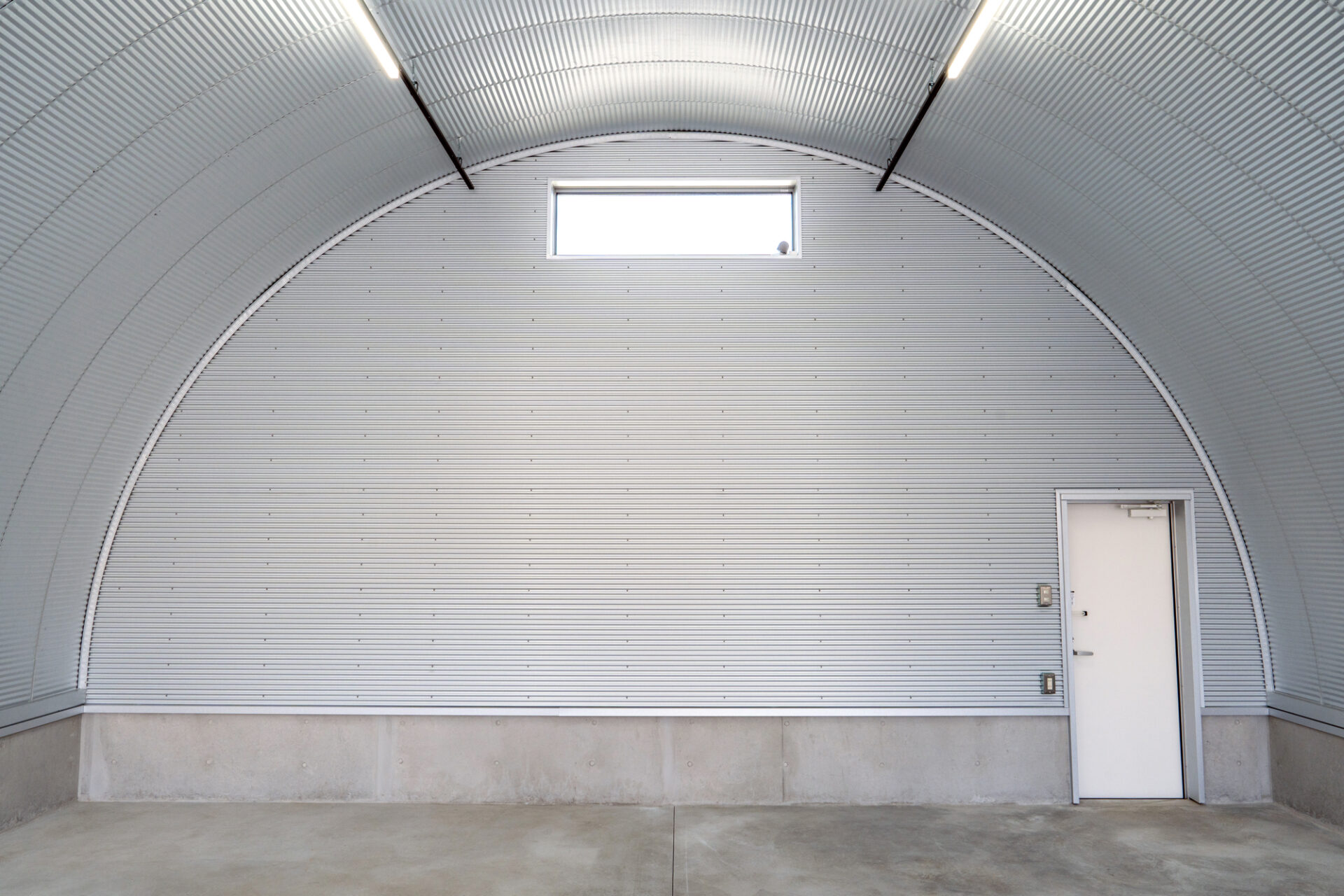 倉庫 スチールアーチ 間口7.5m 奥行15.8m 高さ4.35m イメージ7